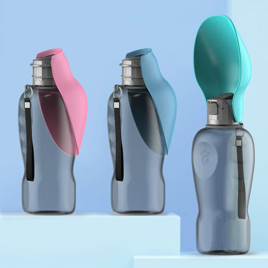 bottiglia d'acqua portatile e pieghevole , forma di foglia per esterni