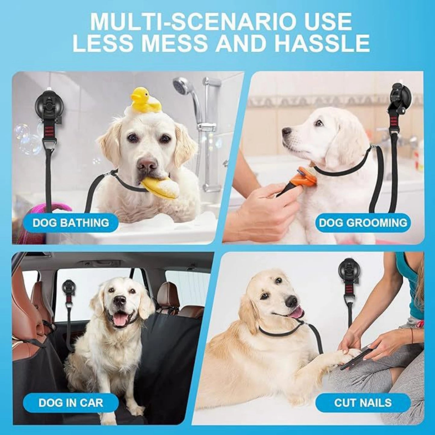 Loop per toelettatura animali domestici Fissatore per il bagno del cane