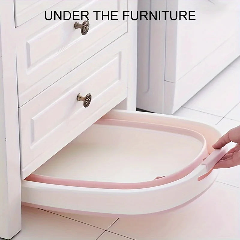 Vasca da bagno portatile antiscivolo in silicone per animali domestici Vasca