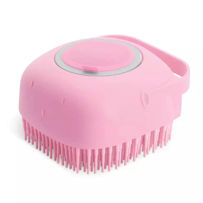 2 in 1 Pettine per massaggio SPA per animali domestici Morbido silicone