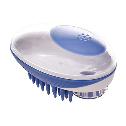 2 in 1 Pettine per massaggio SPA per animali domestici Morbido silicone