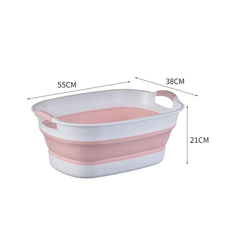Vasca da bagno portatile antiscivolo in silicone per animali domestici Vasca