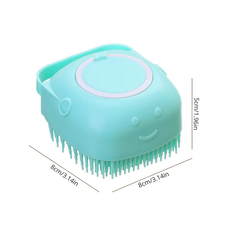 Pettine in silicone morbido Spazzola Massaggiatore Gel doccia