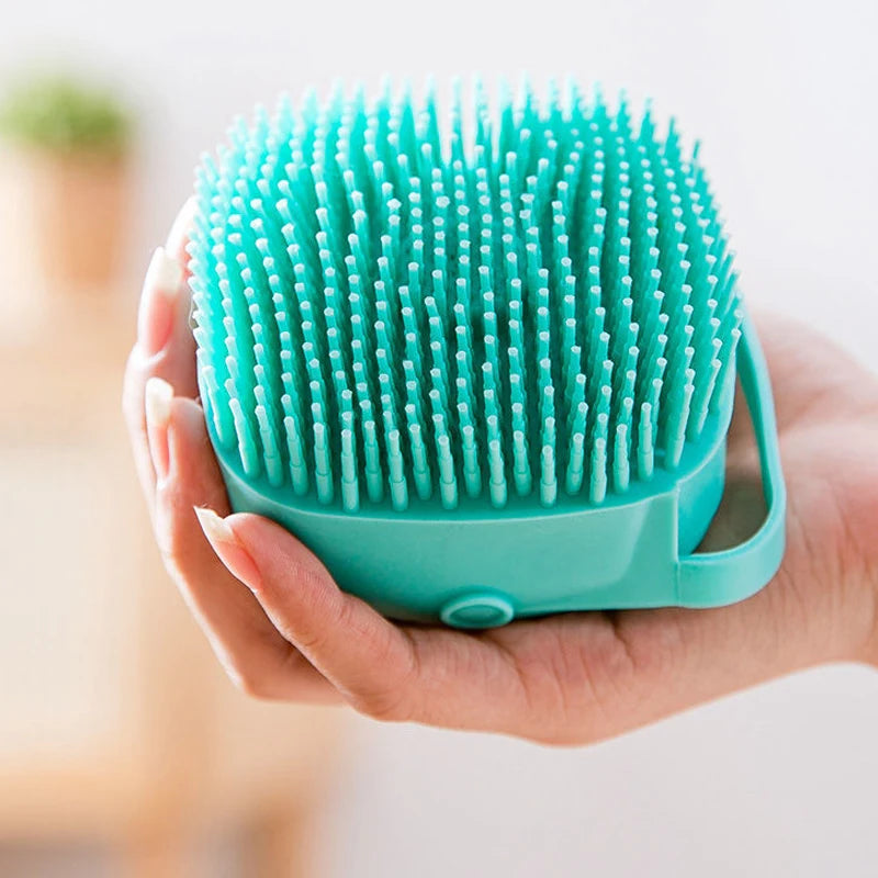 Pettine in silicone morbido Spazzola Massaggiatore Gel doccia