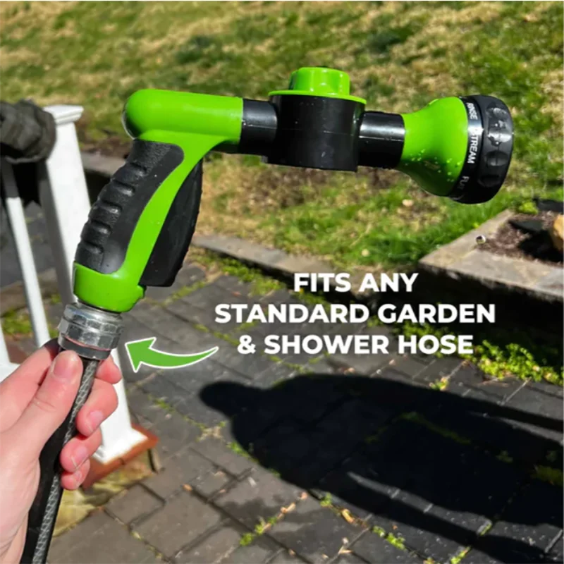 Ugello spruzzatore ad alta pressione Tubo flessibile Doccia per cani Pistola 3 modalità regolabile Lavaggio per animali domestici Pulizia Bagno Schiuma d'acqua Spruzzatore di sapone Strumento pulito per cani