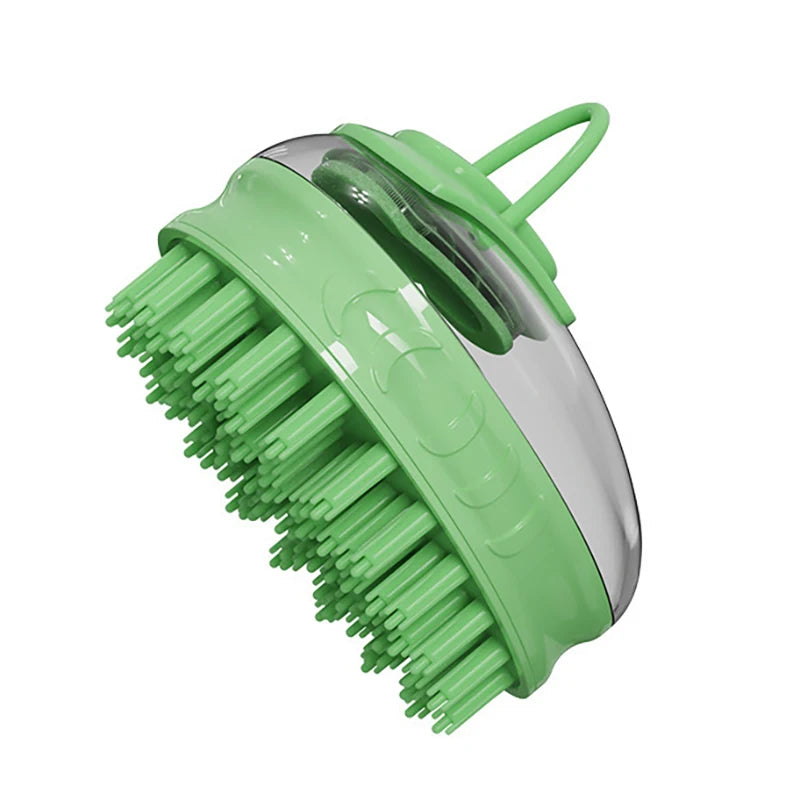 2 in 1 Pettine per massaggio SPA per animali domestici Morbido silicone