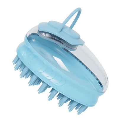 2 in 1 Pettine per massaggio SPA per animali domestici Morbido silicone