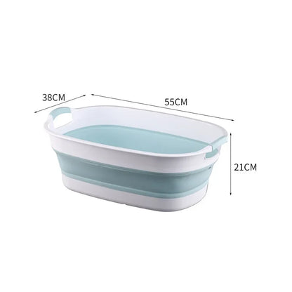 Vasca da bagno portatile antiscivolo in silicone per animali domestici Vasca