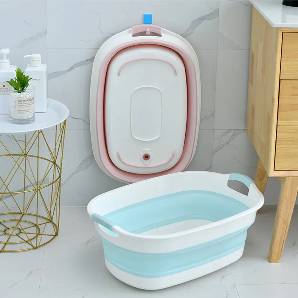 Vasca da bagno portatile antiscivolo in silicone per animali domestici Vasca