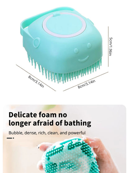 Pettine in silicone morbido Spazzola Massaggiatore Gel doccia